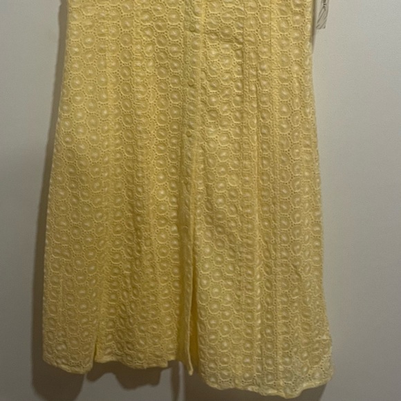 Ecologie Eyelet Lace Cap Sleeve A Line Dress - Picture 8 of 14